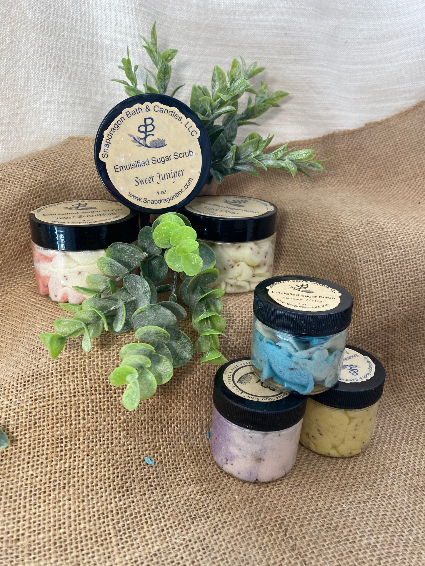 Emulisifed Sugar Scrub 2 oz