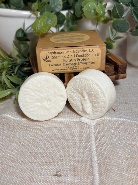2 in 1 keratin carrot Shampoo conditioner bar